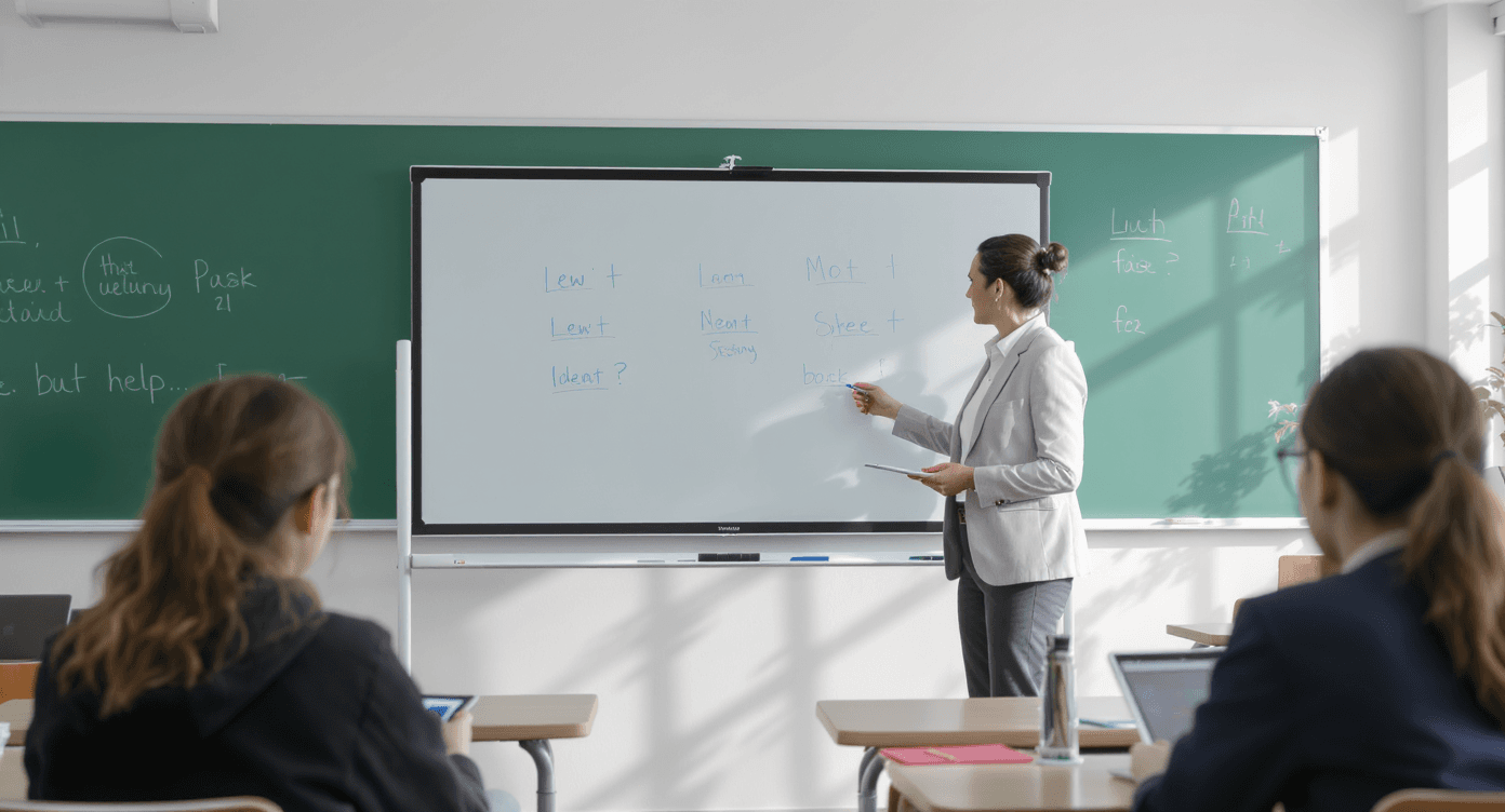 インタラクティブホワイトボードで変革する語学教育の最前線